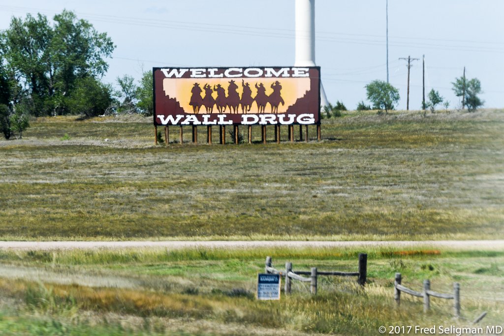 20170620_154839 D500.jpg - Wall Drug signs 'tease' the traveller much the same as 'South of the Border' does on the East coast