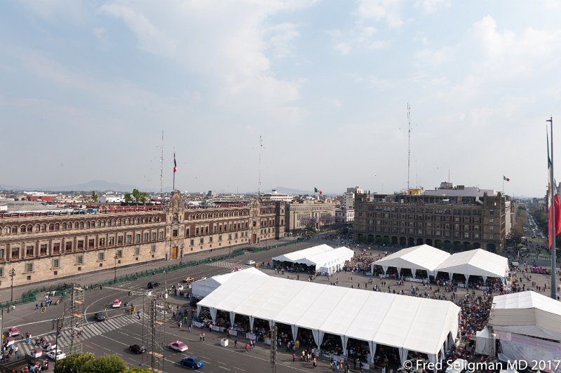 168 20170305_162034 D3S.jpg - View of National Museum and Palace on the left and the Zocalo, a prominent plaza in front of the church where events are frequently held.