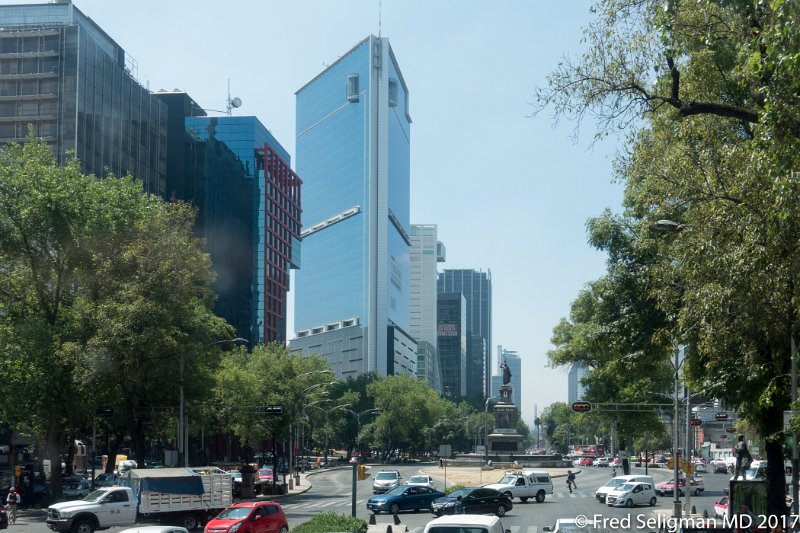 38 20170303_203821 D3S.jpg - Modern high rises on Paseo de la Reforma, Mexico City