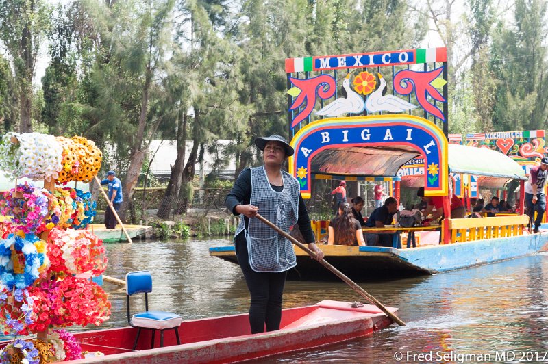 60 20170304_123502 D3S.jpg - Vendor on Xochimilco canal