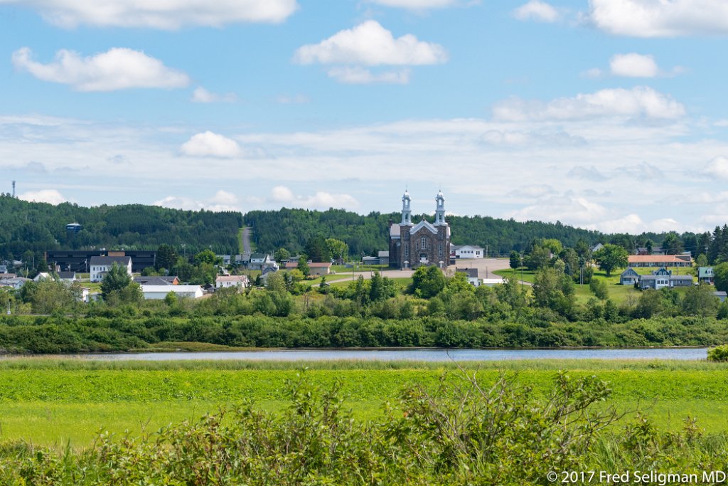 20170715_105028 D500.jpg - St John River separating Maine & New Brunswick.  Taken from USA side.   (The Church is in St Anne, NB and the photo is taken from Maine)