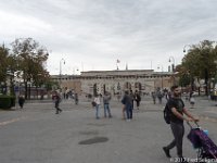 20170902 171751 D4S  View from the Maria Theresa Monument which has imposing buildings on each side looks across the Ring Road and through an archway to the Museum Quarter : Vienna