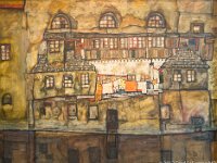 20170904 133642 RX-100M4  Egon Schiele, House Wall on the River, 1915 : Vienna