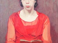 20170904 135036 RX-100M4  Ferdinand Andri, Seated Woman in a Red Dress, 1927 : Vienna