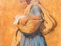 20170904 135232 RX-100M4  August Von Pettenkofem, Peasant Woman Carrying a Basket and Oher Things, 1870/75 : Vienna
