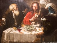 20170905 114814 RX-100M4  Caravaggio, Christ and the Disciples in Emmaus, before 1614 or around 1621 : Vienna