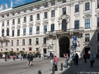 20170905 131840 RX-100M4  Together with its many squares and gardens, the Hofburg occupies an area of some 59 acres and is in many ways a "city-within-a-city," comprising 18 groups of buildings, 19 courtyards, and 2,600 rooms. : Vienna