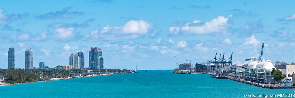20180403_133840 D500.jpg - Opened in 1905, the cut across the peninsula that is now Miami Beach was authorized by the U.S. Government (hence the name), in order to provide a direct route from the Atlantic Ocean on the east to the seaport on Biscayne Bay to the west, without having to detour southward. The cut across the mangroves and beach at the southern end of the peninsula created Fisher Island, which except for the extreme northeast corner, is part of unincorporated Miami-Dade County, Florida. The now-famous South Beach is to the north of the cut.